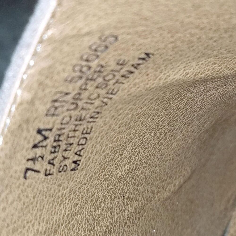 14th & Union Womens Hayzel Fab 58665 Size 7.5 Tan Open Toe Block Heel Sandals - Picture 9 of 9